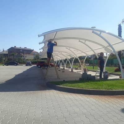 Best commercial factory parking / Car parking / Sun shade pvc Garage