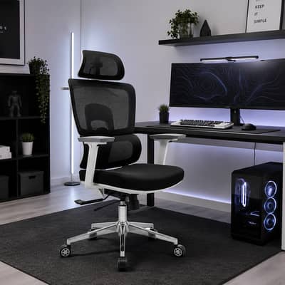 ergomax lite Ergonomic chair mesh with 3d machine