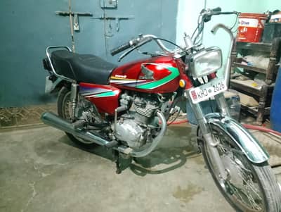 honda CG 125cc Karachi register 2012 model 2014 reregister