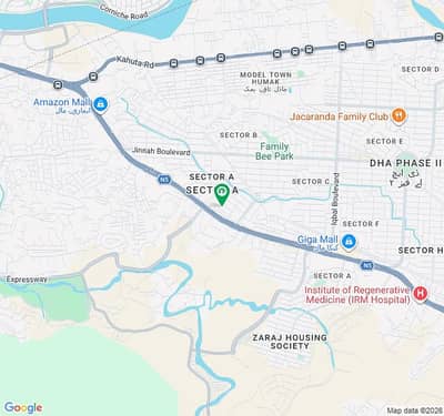 8 Marla, Commercial Plot Hospital/ GT Road, Sector-A, DHA Phase-2, Islamabad
