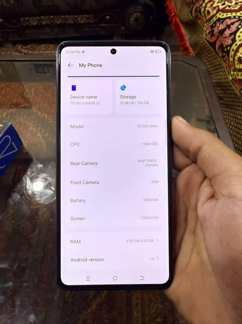 Tecno CAMON 20 7