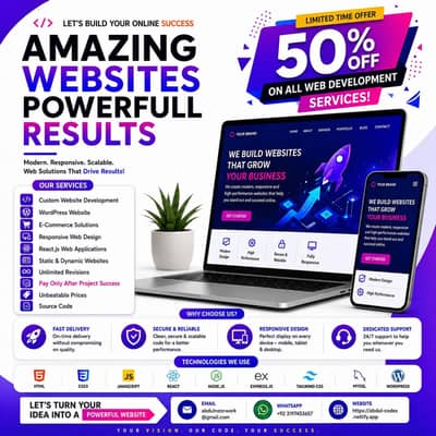 Professional Web Development Services at Unbeatable Prices