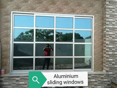 GLASS WORK ALUMINIUM WINDOW'S WINDOW BLINDS SHOWER CABINETS WORK