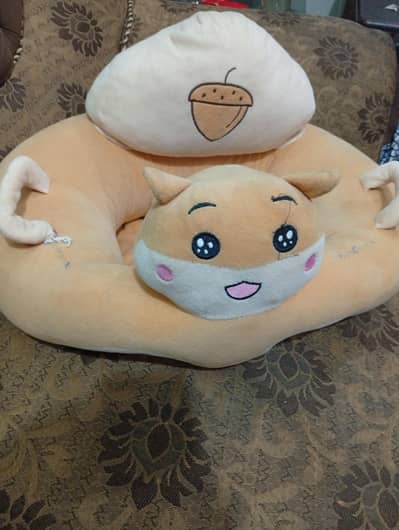 Baby Support Seat Sofa | Plush Infant Sitting Chair | Good Condition