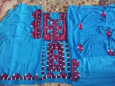 Handmade Original Balochi Suit | Premium Embroidery