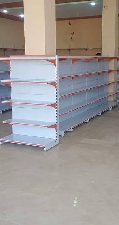 wall racks Double side racks cash counter available