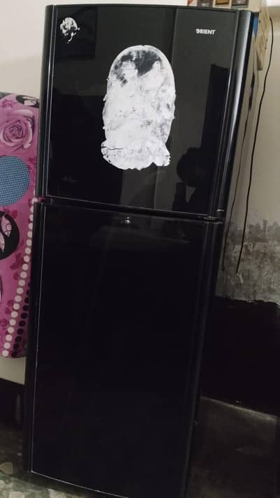 Orient Double Door Refrigerator Black Color | Excellent Condition