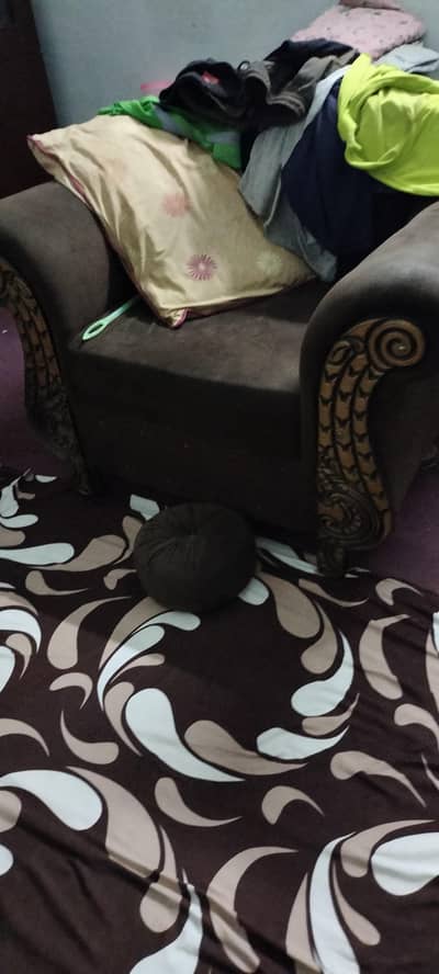 sofa set 1-2-3 seater bilkul new jaisa