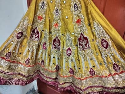 Mehndi Bridal Lehanga
