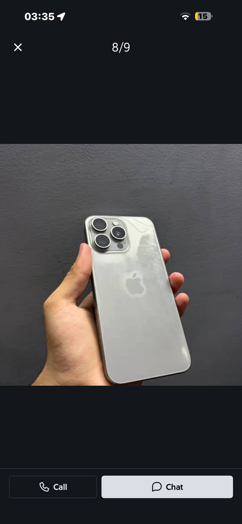 iPhone 15 pro max 0