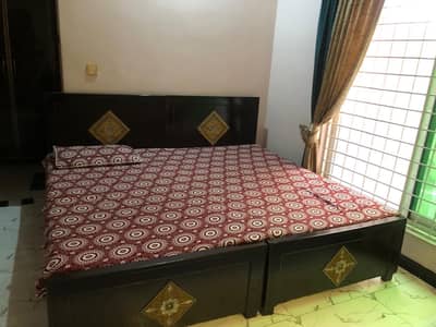 Two single beds for sale urgent without mattress