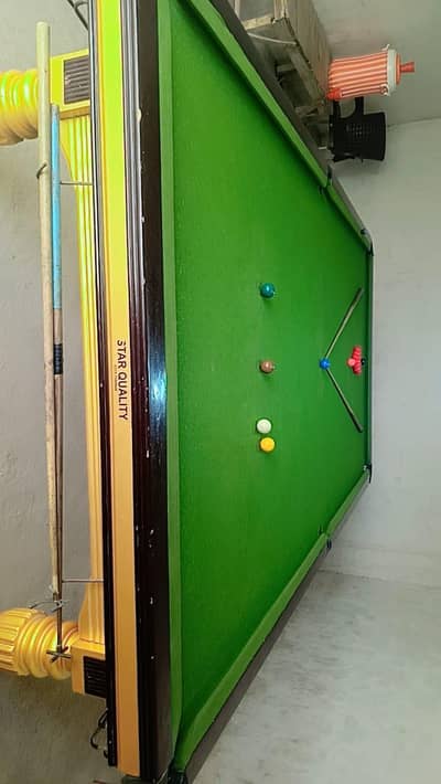 6×12 Standard Marble wood Cushion Snooker Table| Excellent Condition