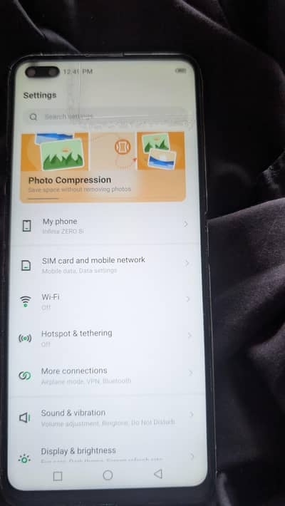 Infinix Zero 8i pta