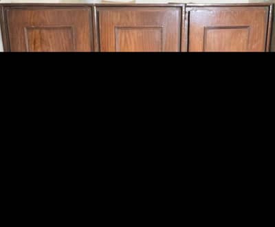 3 Door Wooden Almari For Sale