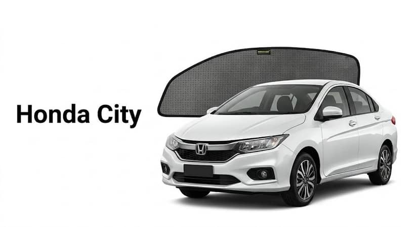 Custom Magnetic Window Auto Shades for All Honda Vehicles (4 Piece Set)