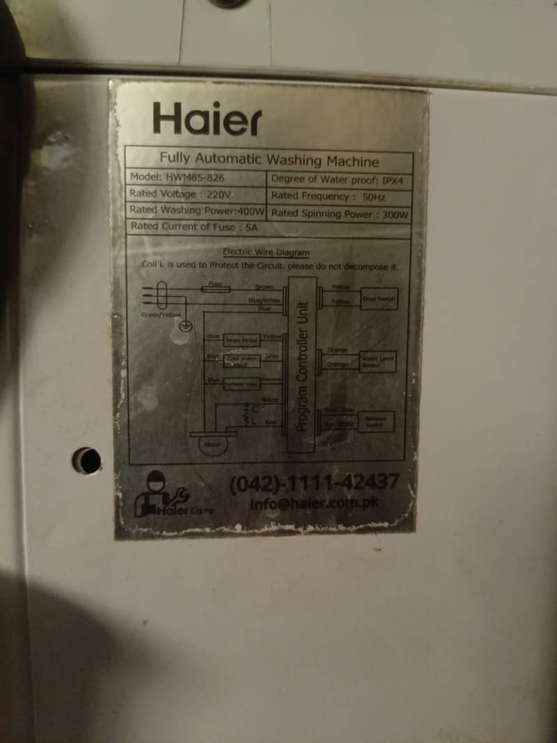 Haier machine 6