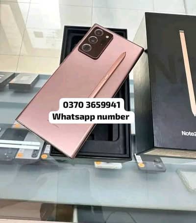 Samsung Mobile Note 20 Ultra pta approved 256gb