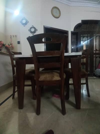 solid sheesham wood dining table