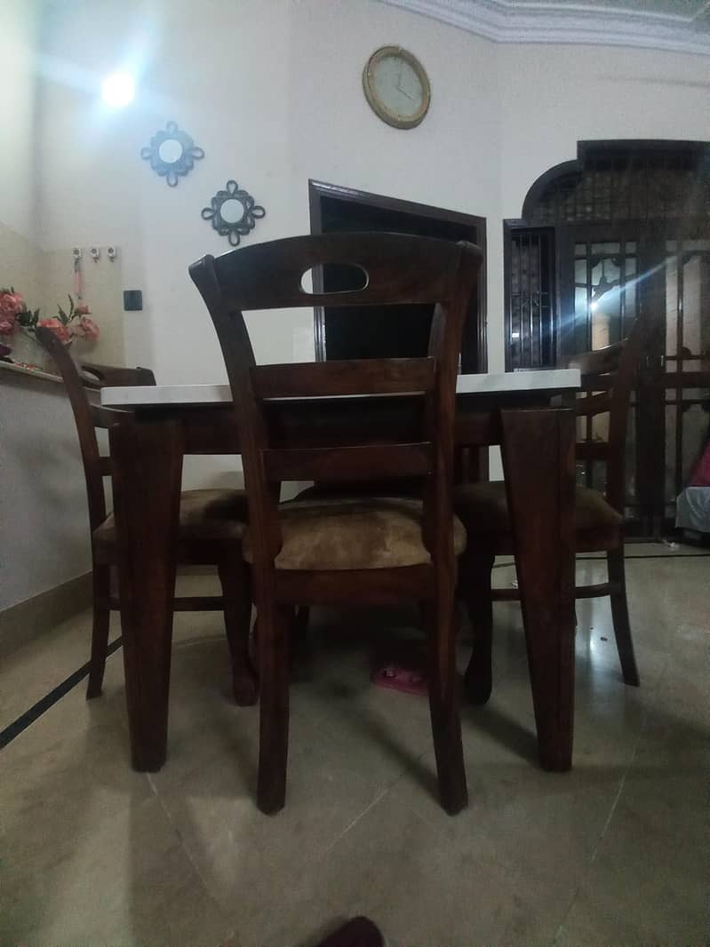 solid sheesham wood dining table 0