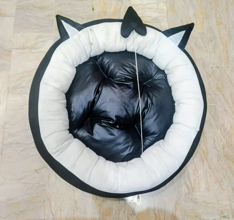 Cat Ears Pet Bed with Tail and indoor bed — photo 2