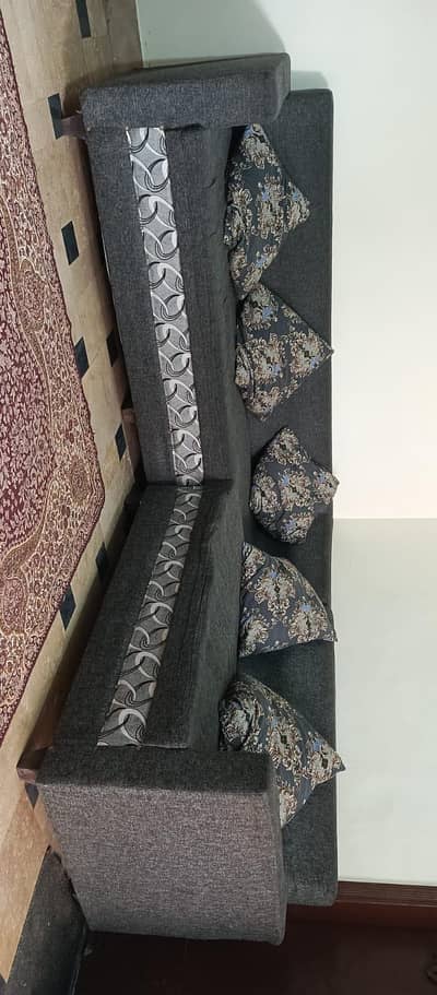 L shape sofa set