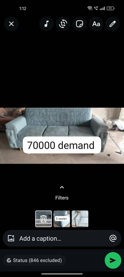 2 sofa set