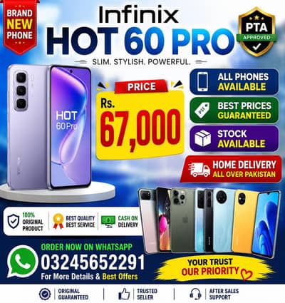 Infinix Hot 60 Pro best price just contact us and we give details