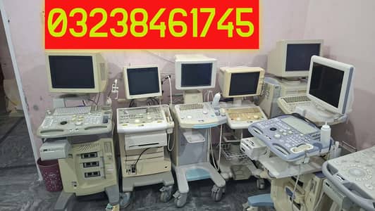 Toshiba and Ge logic and Aloka jaoanese ultrasound machine
