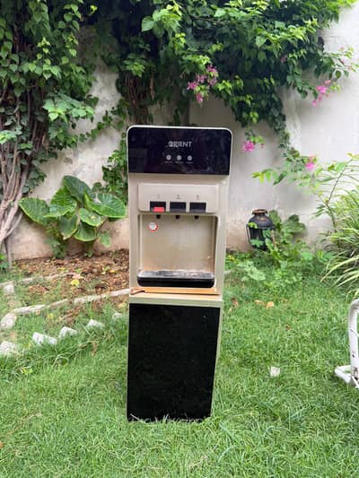Orient Water Dispenser | Hot, Normal & Cold | Crystal Champagne Black