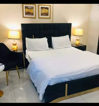 1 Bedroom VIP Full furnish flat per day available in Bahria town Lahore 0300 4561276