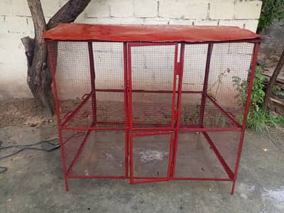 Parrot Or Hen Iron Cage