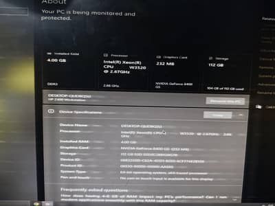 Hp Xeon Z400 W3520 Workstation
