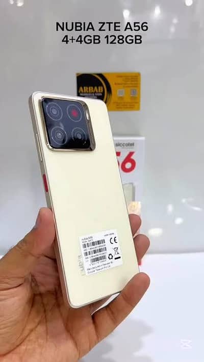 Zte Nubia a56 4/128 full warnty urgent sale only call 03432384563