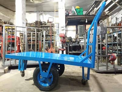 Heavy Drum trolley I Platform trolley I Industrial Warehouse Trolley