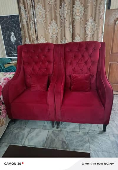 Victorian style single sofa set of two