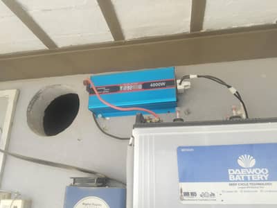 battery for sale only 2 month used car inverter+battery