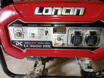 Loncin LC3600 DDC Electric Start 3 KV Generator – Excellent Condition