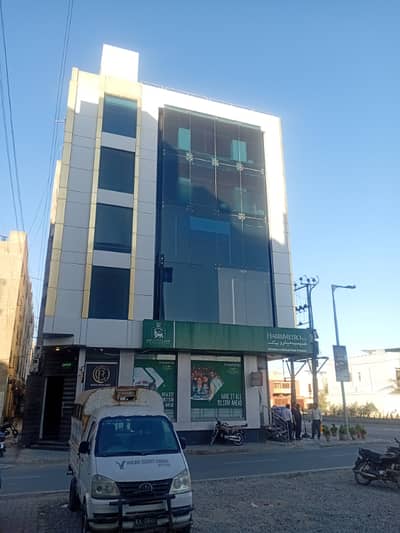 Office Available For Rent Dha Phase 6 Main Key Ittehad Most Prime Location Three Side Corner Building