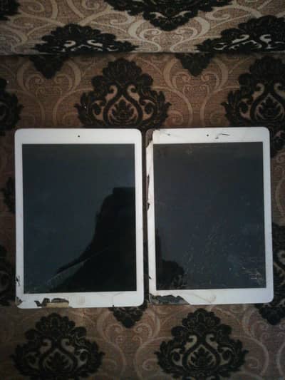 2 iPads Air both touch break available for repair or parts.