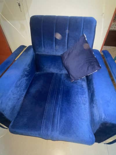 FIVE SEATER SOFA BLUE CLR