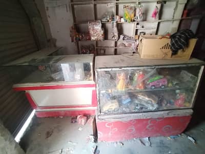 karyana store for sale counter 2 shelf