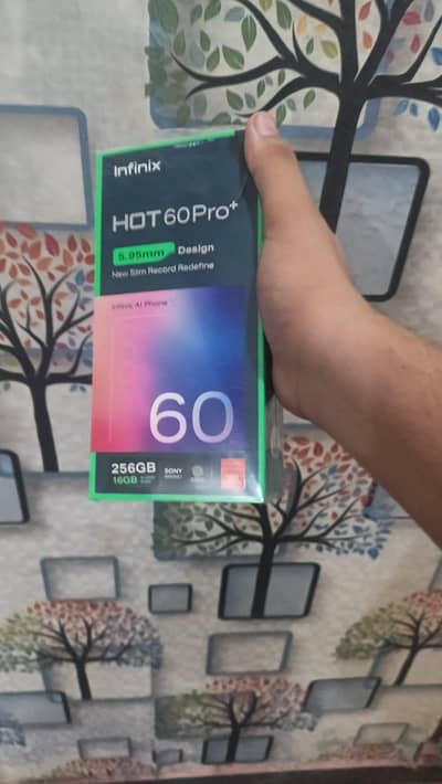 Infinix hot 60 pro plus 16/256 with only box 10/9 condition