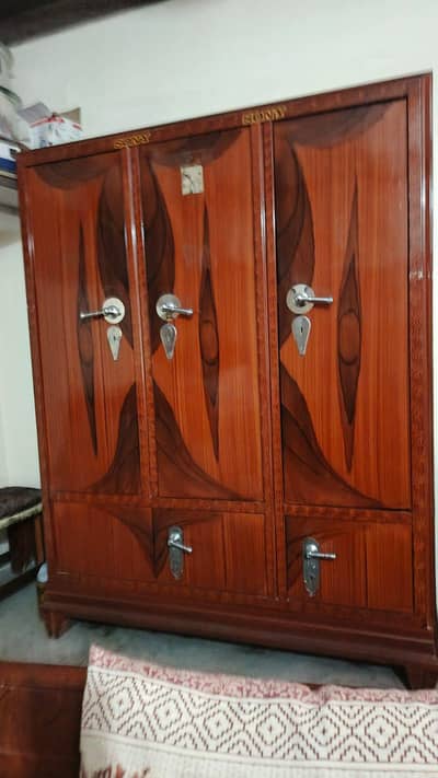3 Door Steel wardrobe