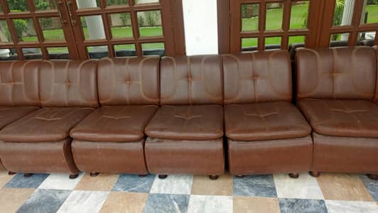 Best condition slightly used total 8 piece sofa set