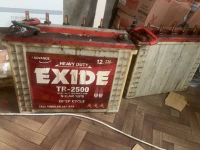 Selling 4 tubler batteries with the total capacity of 10k.