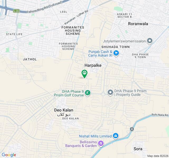 Prime Location Plot DHA9PrismCBlock 1
