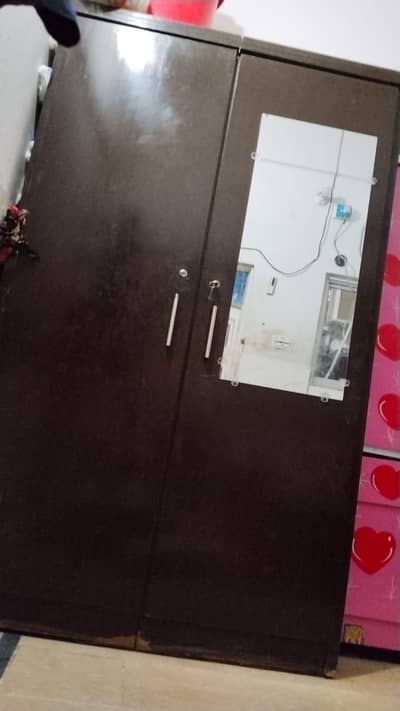brown wardrobe