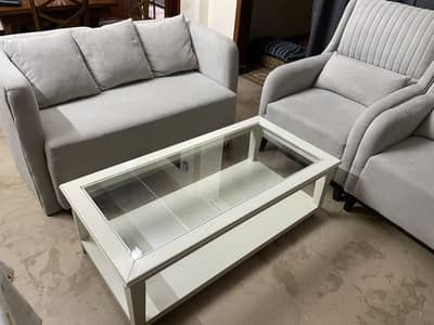 Modern 5-Seater Sofa Set (3+1+1) – Excellent Condition