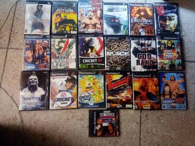 ps2 games in good condition and each price is 200