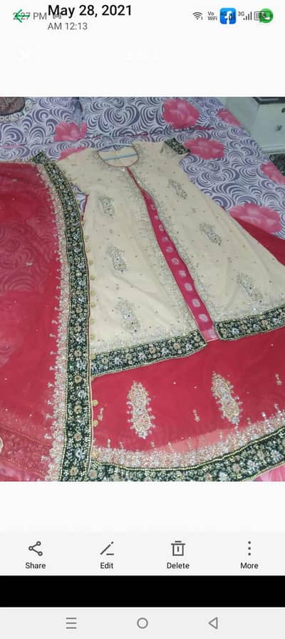 bridal dress with jewellery